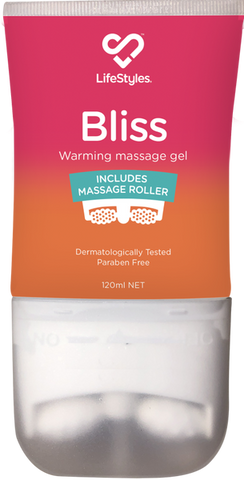 Bliss Warming Massage Gel 120ml – Sensual Massage Gel with Built-In Rollers One Size > Essentials > Massage Oil