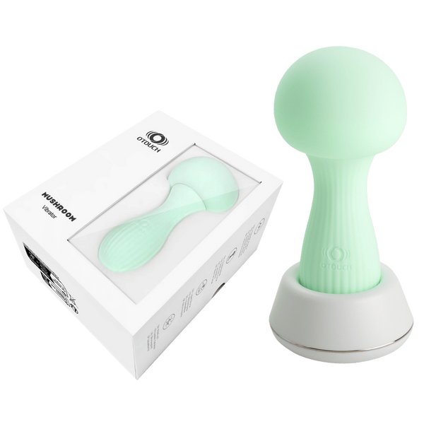 Vigour Mushroom - Rechargeable Liquid Silicone Vibrator Teal > Sex Toys For Ladies > Clitoral Vibrators and Stimulators