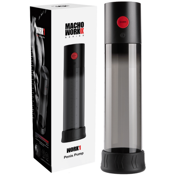 Macho Work 1 – Luxury Stepless Suction Penis Pump Default Title > Pumps > Penis Pumps Electric