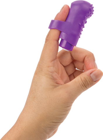 Charged Fing O Rechargeable Mini Finger Vibrator with Vooom Technology Silicone and ABS > Vibrators > Finger Vibrators