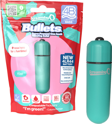 Bullets 4B Low Pitch Bass (Kiwi) Kiwi > Vibrators > Mini Vibrators