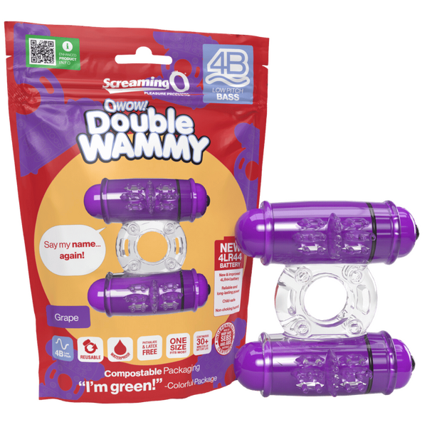 Double Wammy 4B Low Pitch Bass Grape > Sex Toys > Couples Toys