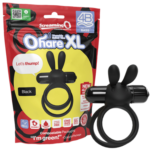 Ohare XL 4B – Deep-Rumbling Bass Vibrator with Stretchy Ring Purple > Vibrators > Finger Vibrators