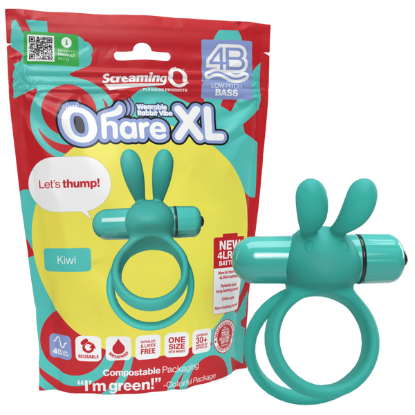 Screaming O 4B Ohare XL – Powerful Deep Bass Vibrations Kiwi > Cock Ring > Vibrating