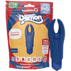 Demon 4B Low Pitch Bass – Deep-Rumbling 5-Speed Vibrator with Silicone Horns Blueberry > Vibrators > Mini Vibrators