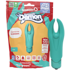 Demon 4B Low Pitch Bass – Deep-Rumbling 5-Speed Vibrator with Silicone Horns Kiwi > Vibrators > Mini Vibrators