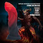 Infernal Goliath 9.8 Rippled Scaled Silicone Dildo > Dildos > Realistic Dildos