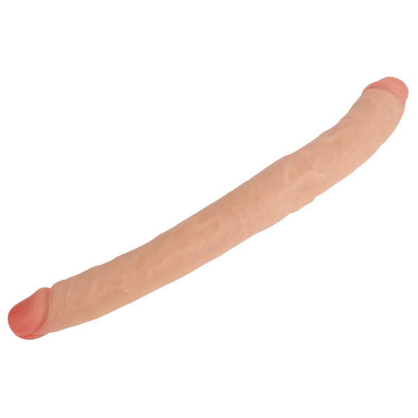 Double Trouble – Realistic Feel Dual Dildo for Anal and Vaginal Use > Dildos > Double Dildos