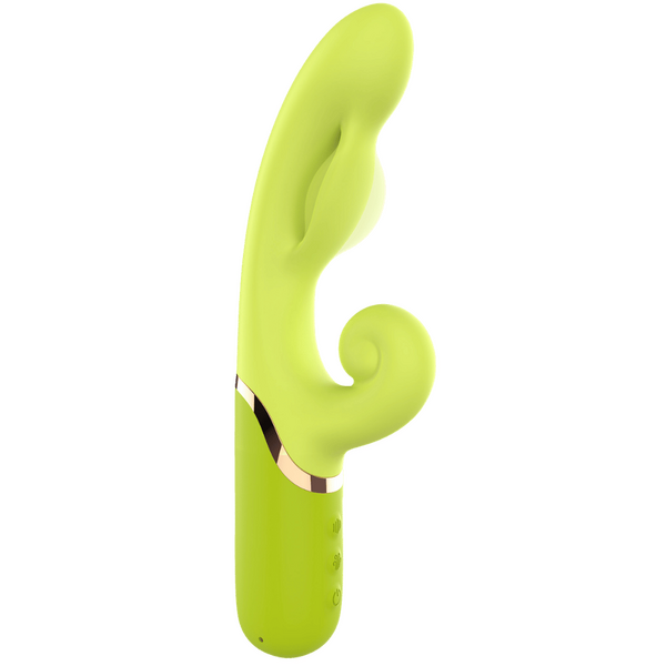 Vibrating Inflating Green Bean - Multi Function Toy > Sex Toys For Ladies > Air Pulsation