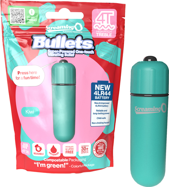 Bullets 4T High Pitch Treble (Kiwi) Teal > Vibrators > Mini Vibrators