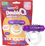 Double O 6 Vibrating Ring – Powerful 4T Motor and Secure Dual Rings Grape > Cock Ring > Vibrating