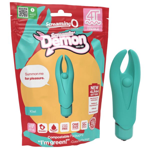 Demon 4T High Pitch Treble (Kiwi) Kiwi > Vibrators > Ladies > Clitoral Vibrators and Stimulators