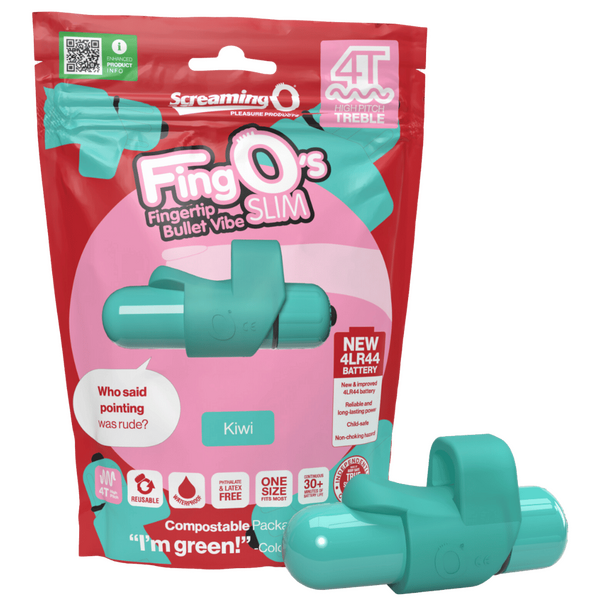 FingO's Slim 4T High Pitch Treble (Kiwi) Kiwi > Cock Ring > Vibrating