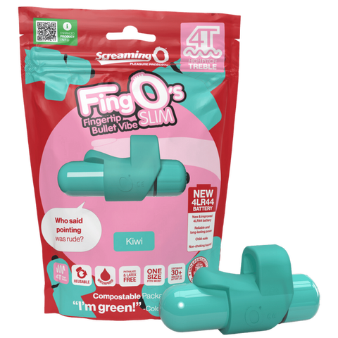FingO's Slim 4T High Pitch Treble (Kiwi) Kiwi > Cock Ring > Vibrating