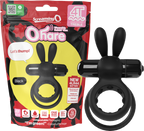 Screaming O Ohare 4T – Body-Safe Silicone Double Ring Vibrator with Clitoral and Perineal Stimulation Black > Sex Toys > Couples Toys