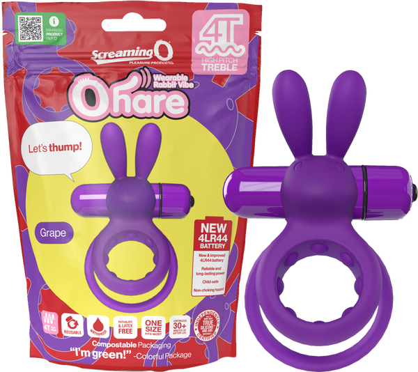 Ohare 4T High Pitch Treble (Grape) Grape > Sex Toys > Couples Toys