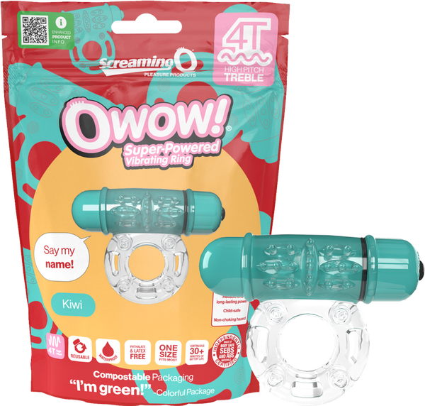 Owow 4T High Pitch Treble (Kiwi) Kiwi > Cock Ring > Vibrating