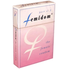 Femidom 3 Pack Female Condoms Non Latex Lubricated Default Title > Essentials > Condoms