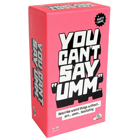 You Can't Say Umm – Party Board Game for 4-10 Players One Size > Novelties > Card Games