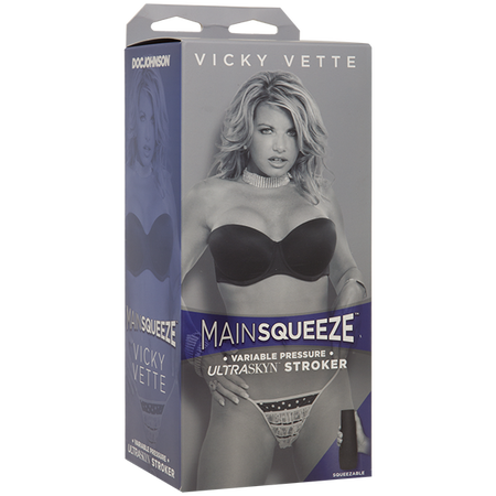 Vicky Vette Main Squeeze – Squeezable Grip Masturbator Sleeve > Sex Toys For Men > Masturbators > Pornstar