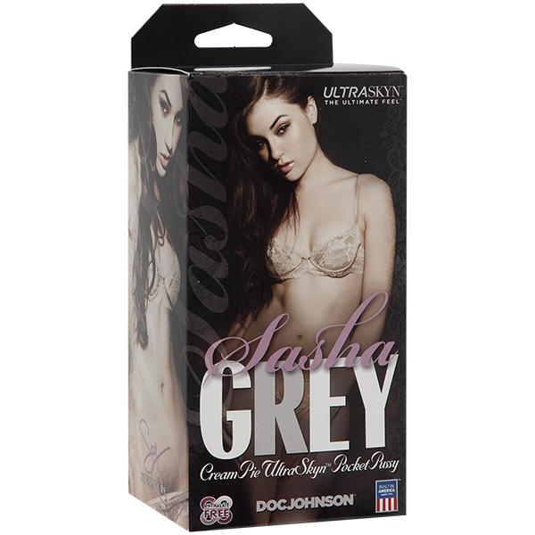 Sasha Grey Ultraskyn Cream Pie Pocket Pussy – Ultra-Realistic Pocket Pussy Beige > Sex Toys For Men > Masturbators > Pornstar