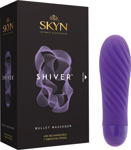 SKYN Shiver – Rechargeable Waterproof Bullet Vibrator with 7 Speeds and Modes One Size > Vibrators > Mini Vibrators
