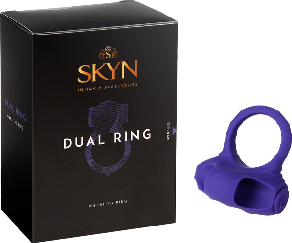 SKYN Dual Ring – Vibrating Ring with Dual Functionality and Three Speeds One Size > Cock Ring > Vibrating