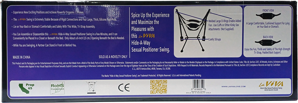 LaViva Hide-A-Way – Free Standing Sexual Positioner Swing > Sex Toys > Swings & Slings