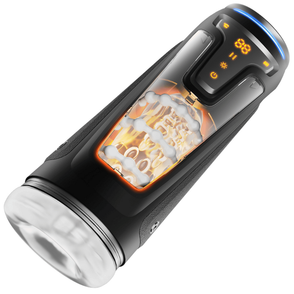 Warrior Heartbeat Nexus Ecstasy – Heated Thrusting Male Masturbator with Vibrations > Sex Toys For Men > Masturbators > Vibrating