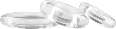 Ringo X3 Cock Rings Mixed Pack - Clear > Cock Ring > Sets