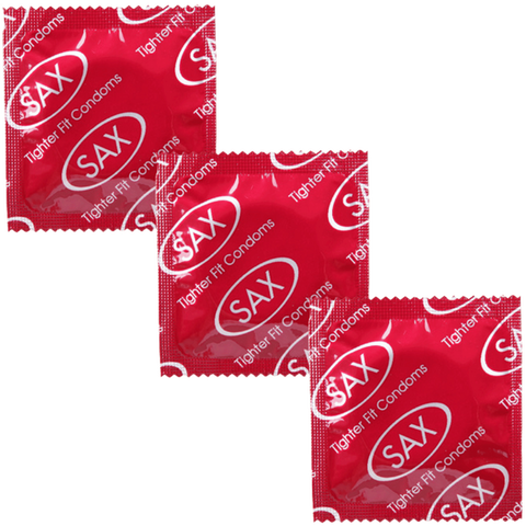 Sax Tighter Fit Condoms – Small Size 49mm Nominal Width Latex Condoms Bulk Pack 144 One Size > Essentials > Condoms