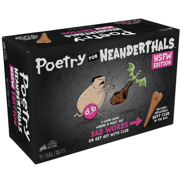 Exploding Kittens Poetry for Neanderthals – Adult Party Game for 2+ Players One Size > Novelties > Card Games