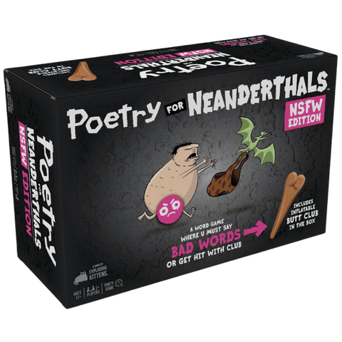 Exploding Kittens Poetry for Neanderthals – Adult Party Game for 2+ Players One Size > Novelties > Card Games