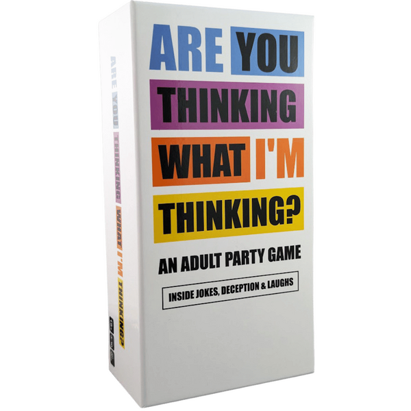 Are You Thinking What I'm Thinking? – Team-Based Party Word Game One Size > Novelties > Card Games