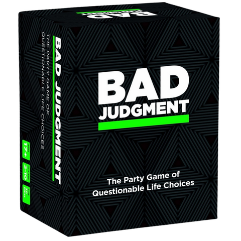 Bad Judgment – Party Game for 3+ Players Aged 17 and Up One Size > Novelties > Card Games
