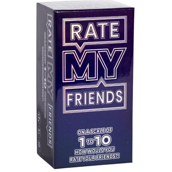 Rate My Friends – Social Party Game for 3+ Players Ages 17 and Up One Size > Novelties > Card Games