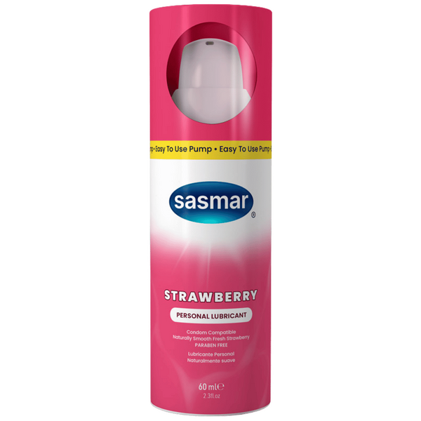 Sasmar Strawberry Flavor Personal Lubricant – 60ml Lubricant Secondary image