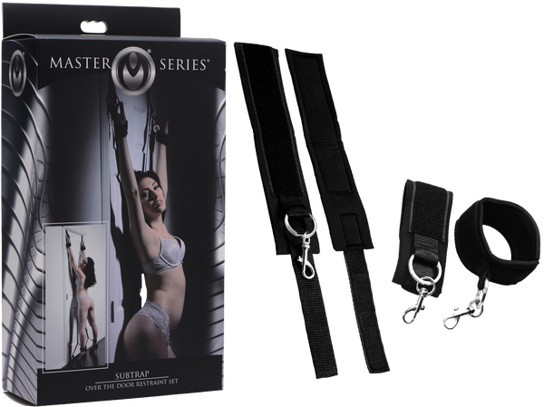 Subtrap Over the Door Restraint Set – Adjustable Bondage Restraint System One Size > Sex Toys > Swings & Slings