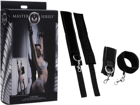 Subtrap Over the Door Restraint Set – Adjustable Bondage Restraint System One Size > Sex Toys > Swings & Slings
