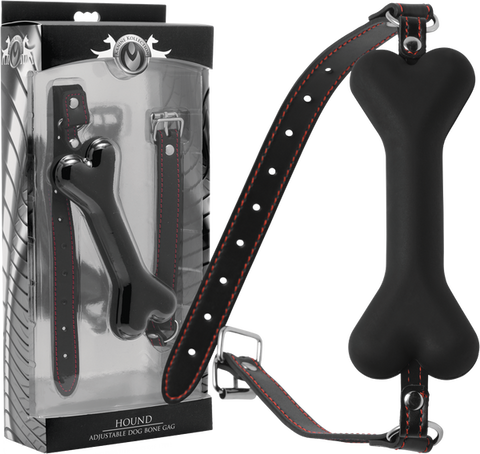 Hound Adjustable Dog Bone Gag – Silicone Bit Gag One Size > Bondage Gear > Gags and Bits