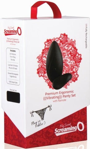 My Secret Screaming O Premium Ergonomic Remote Panty Set – Waterproof Panty Vibrator