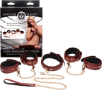 6 Piece Bondage Set – Vegan PU Leather Restraints and Cuffs Kit Default Title > Bondage Gear > Bondage Kits