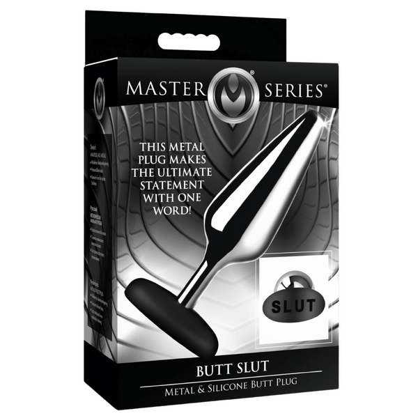 Butt Slut Metal and Silicone Butt Plug – Lightweight Aluminum Alloy Butt Plug Default Title > Anal Range > Butt Plugs