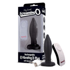 Screaming O My Secret Charged Plug – Remote-Controlled Rechargeable Silicone Vibrating Butt Plug Black > Anal Range > Vibrating Butt Plugs