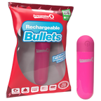 Rechargeable Bullet Vibrator (Pink) – Waterproof 3-Speed Body-Safe ABS Material Vibrator Pink > Vibrators > Mini Vibrators