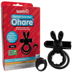 Ohare Remote Control Wearable Rabbit Vibrator (Black) – Rechargeable Waterproof Silicone Vibrator Black > Sex Toys > Couples Toys