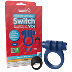Remote Control Switch Vibe (Blue) – Rechargeable Waterproof Vibrating Cock Ring Blue > Cock Ring > Vibrating