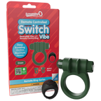 Remote Control Switch Vibe (Green) – Rechargeable Waterproof Double-Sided Vibrating Cock Ring Green > Cock Ring > Vibrating