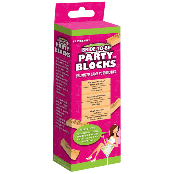 Bride to be Party Blocks – Spice up the night out One Size > Novelties > Bachelor & Bachelorette Items