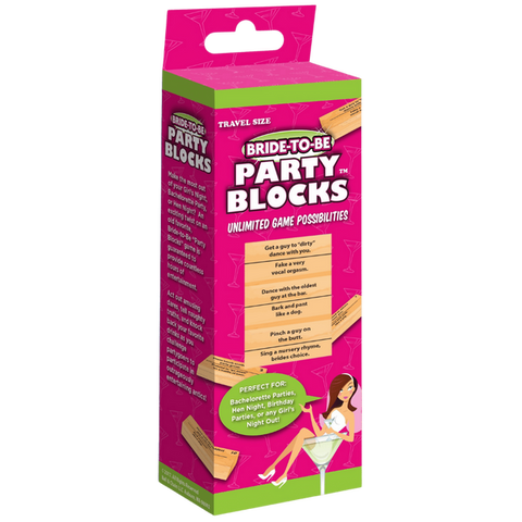 Bride to be Party Blocks – Spice up the night out One Size > Novelties > Bachelor & Bachelorette Items